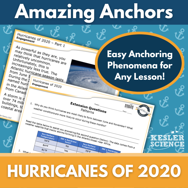 Amazing Anchors Forecast Catastrophic Events (Hurricanes of 2020) - NGSS MS ESS3-2