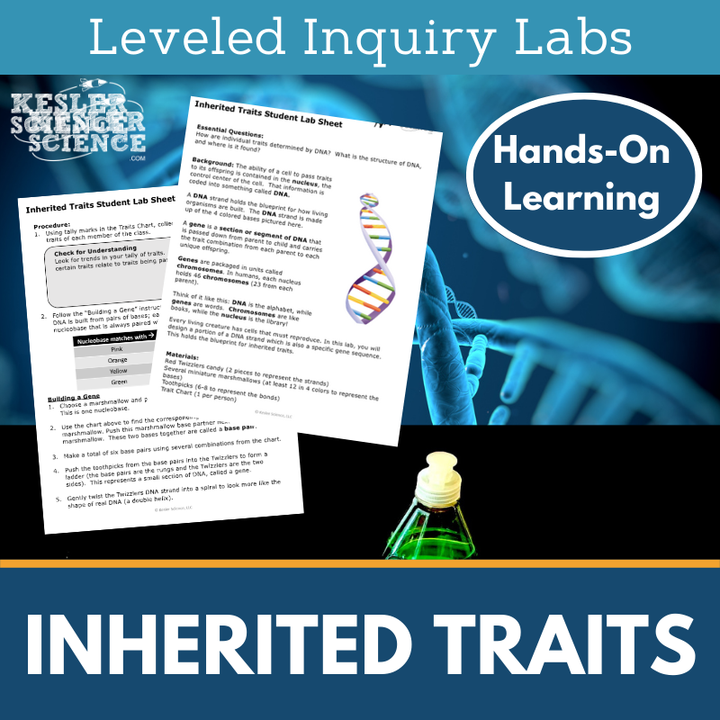 Inherited Traits Inquiry Lab - MS 6-8 Science TEKS