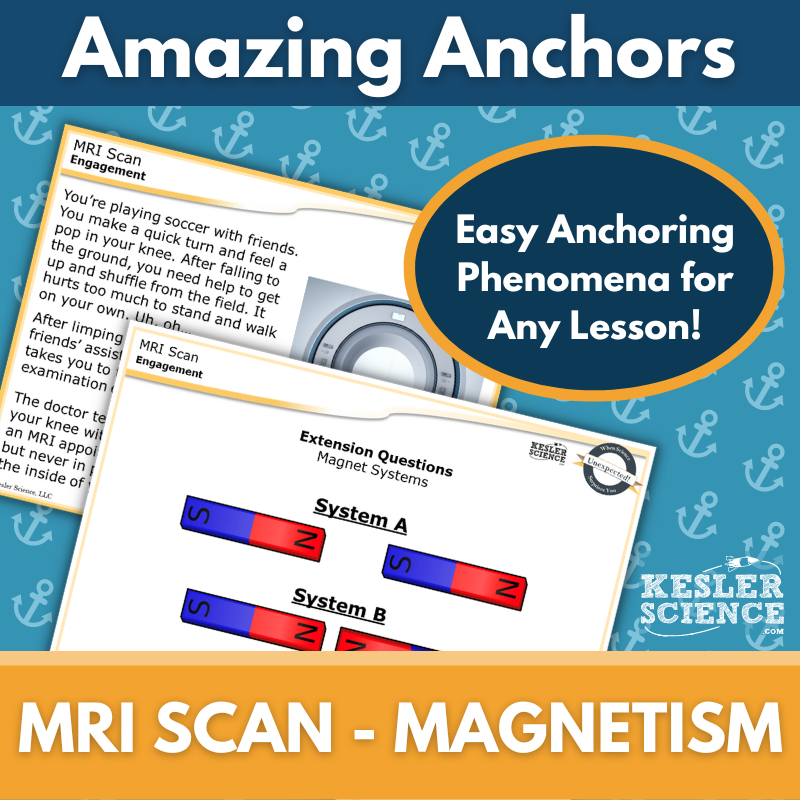 Amazing Anchors Distance & Potential Energy (MRI Scan) - NGSS MS PS3-2