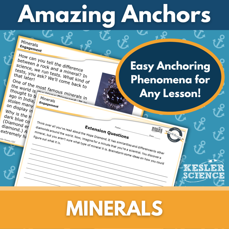 Amazing Anchors Properties of Minerals - MS 6-8