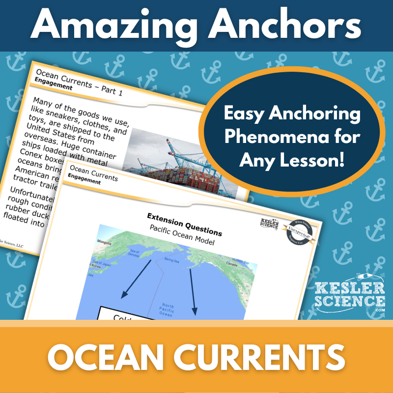 Amazing Anchors Convection Currents (Ocean Currents) - NGSS MS ESS2-6, MS 6-8