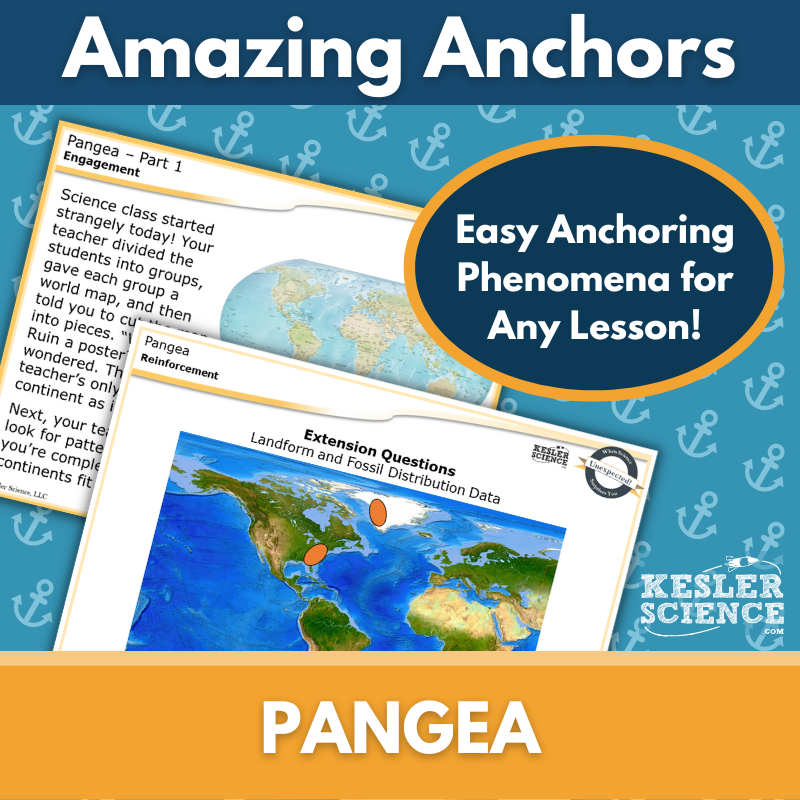 Amazing Anchors Past Plate Motions (Pangea) - NGSS MS ESS2-3