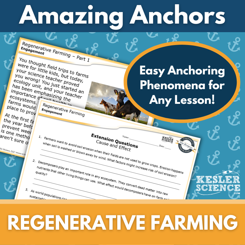 Amazing Anchors Resource Availability (Regenerative Farming) - NGSS MS LS2-1
