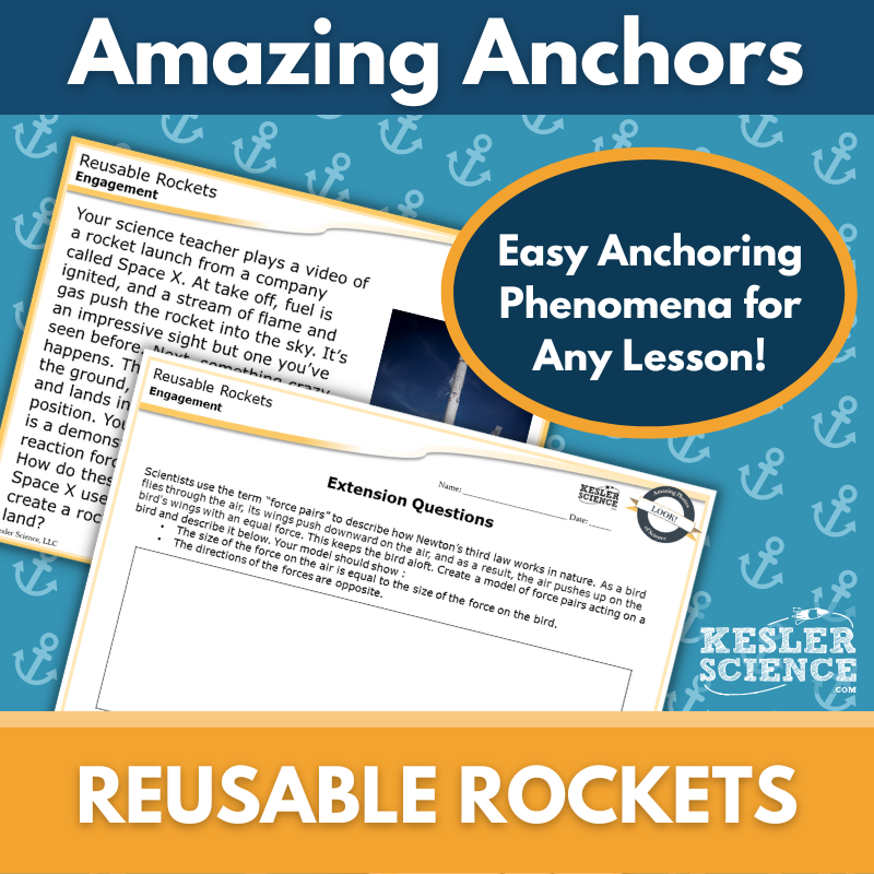 Amazing Anchors Newton's Laws (Reusable Rockets) - MS 6-8