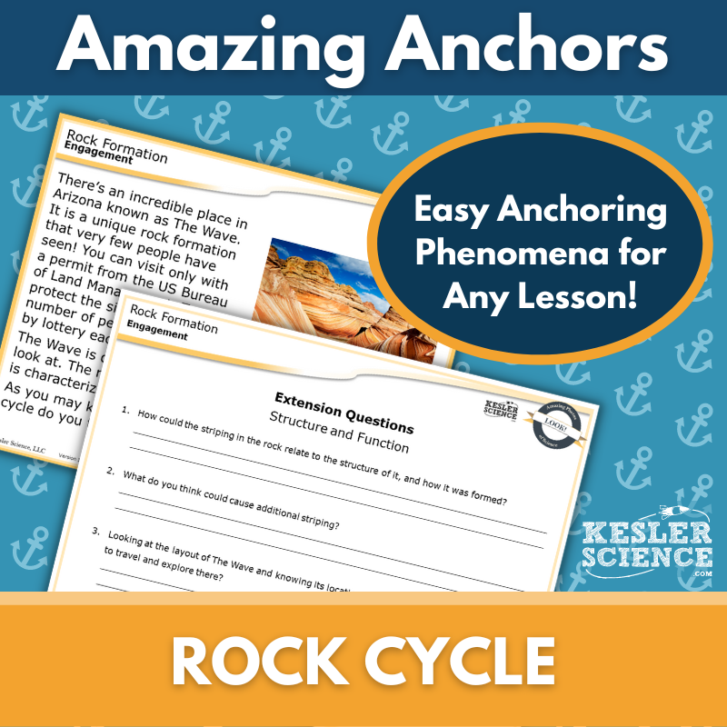 Amazing Anchors Rock Cycle (Rock Formation) - MS 6-8