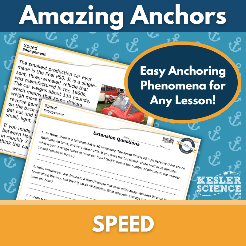 Amazing Anchors Average Speed - MS 6-8