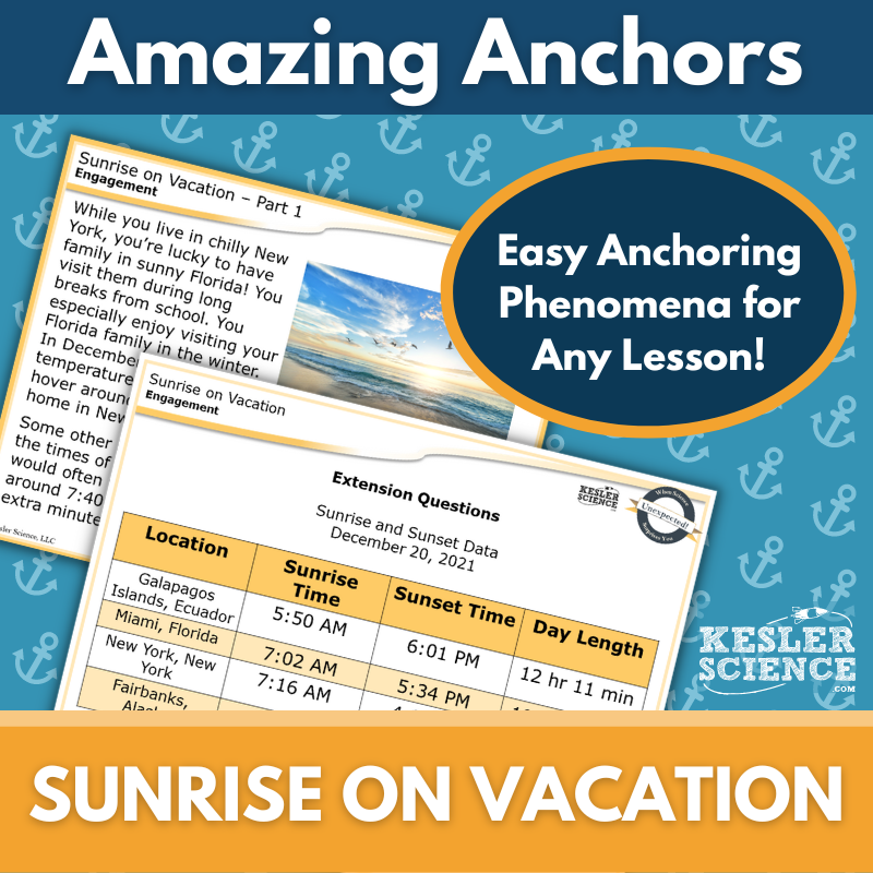 Amazing Anchors Day, Night, Seasons (Sunrise on Vacation) - MS 6-8