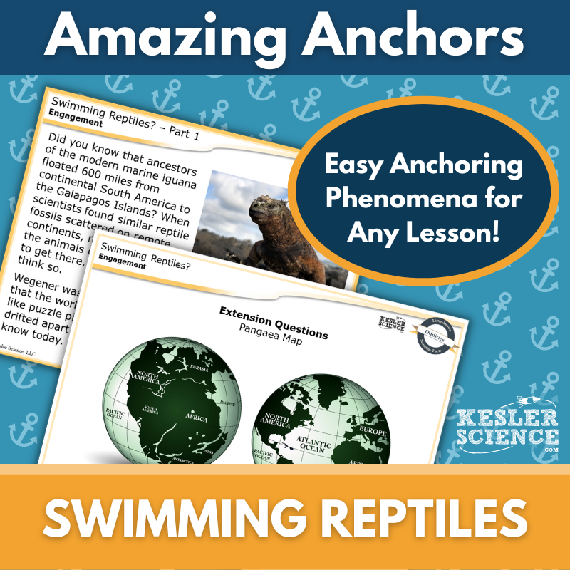 Amazing Anchors Continental Drift Theory (Swimming Reptiles) - MS 6-8