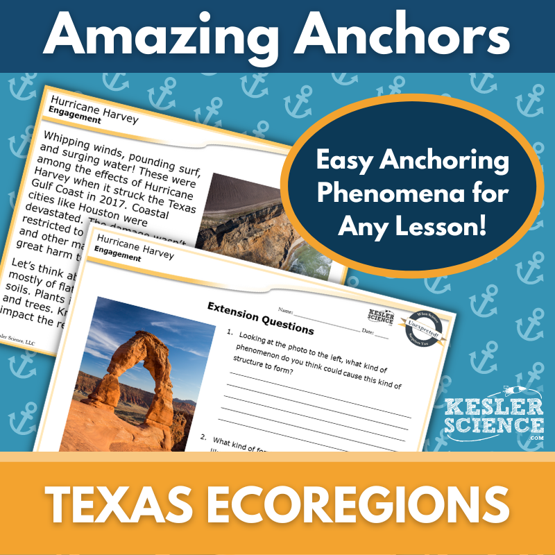 Amazing Anchors Weathering & Erosion (Hurricane Harvey) - MS 6-8