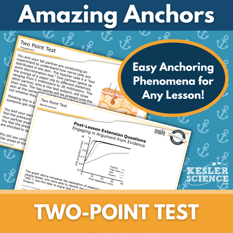 Amazing Anchors Interacting Body Systems (Two-Point Test) - NGSS MS LS1-3