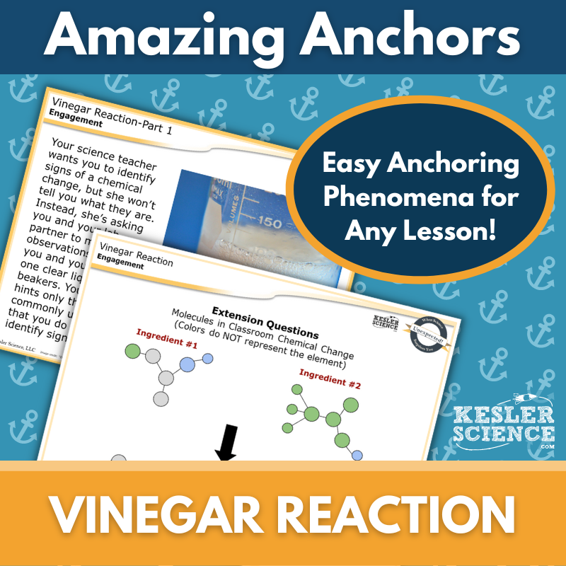 Amazing Anchors Chemical Changes (Vinegar Reaction) - MS 6-8
