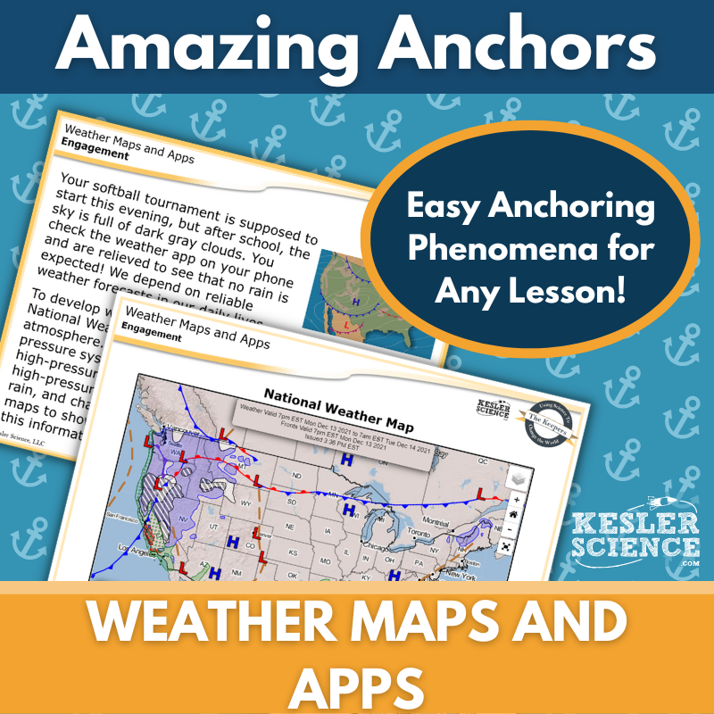 Weather Map Science Amazing Anchors Weather Maps & Air Pressure MS 6-8 – Kesler Science Store