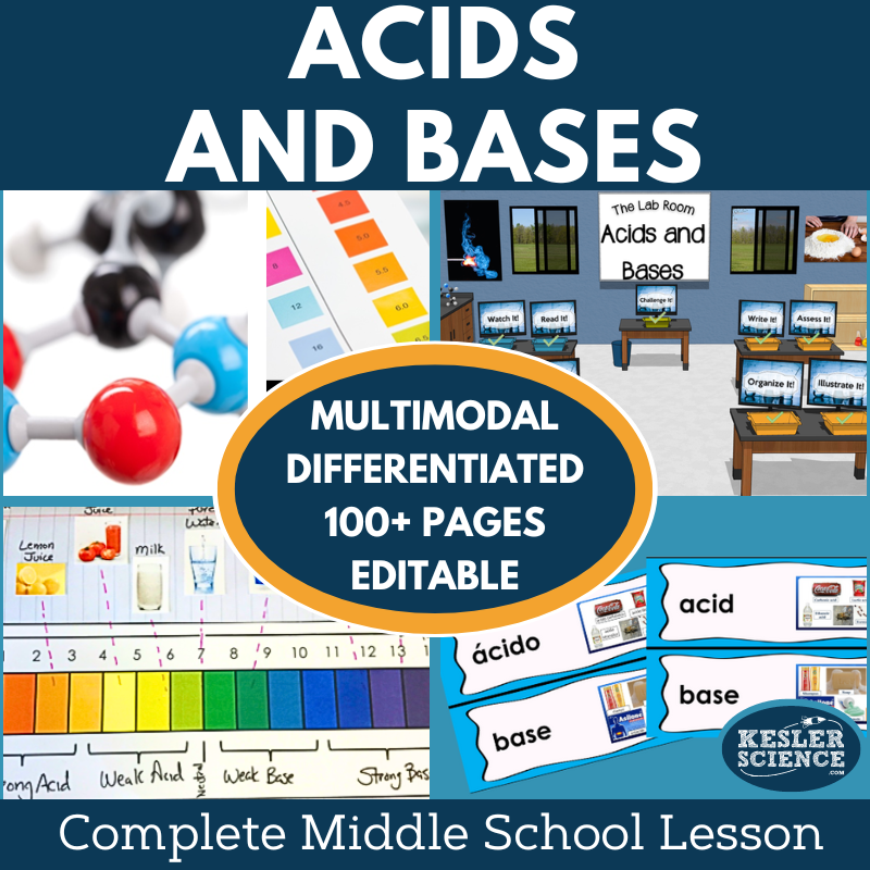 Acids & Bases Complete Lesson Plan - MS 6-8