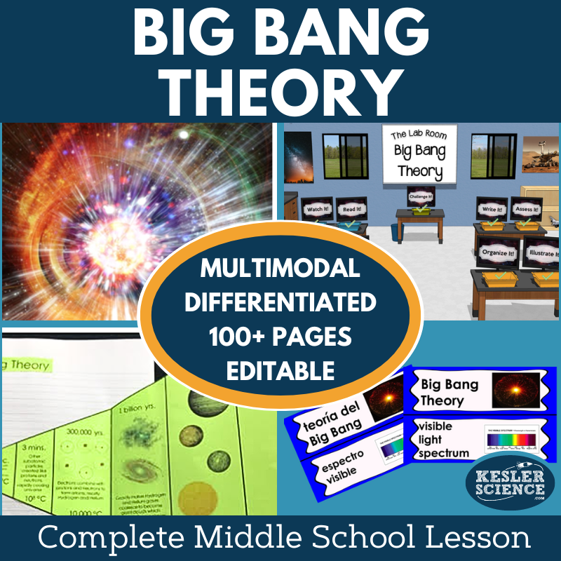 Big Bang Theory Complete Lesson Plan - MS