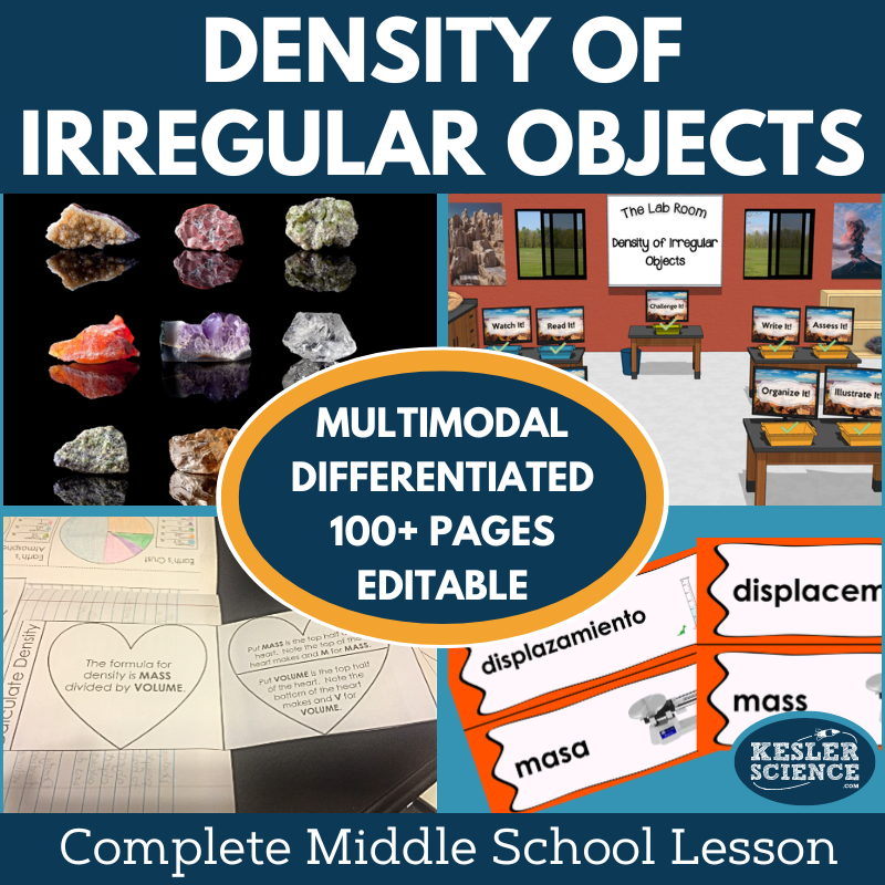 Density of an Irregular-Shaped Object Complete Lesson Plan - MS