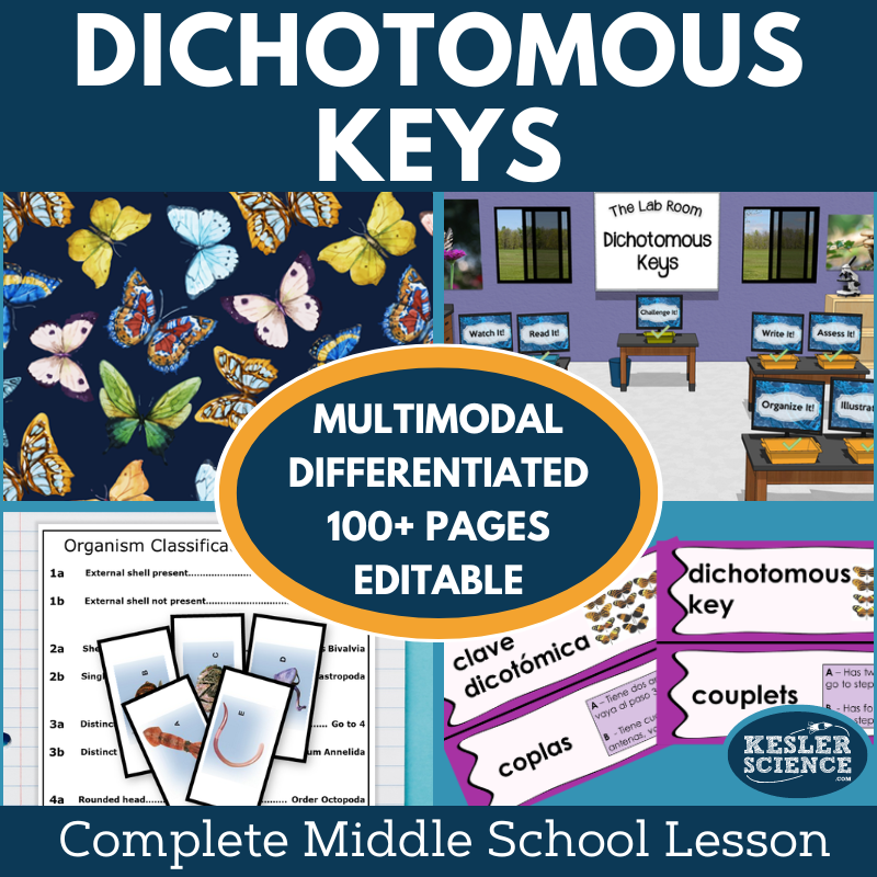 Dichotomous Keys Complete Lesson Plan - MS