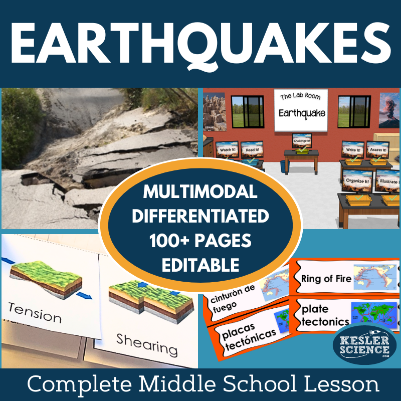 Earthquakes Complete Lesson Plan - MS