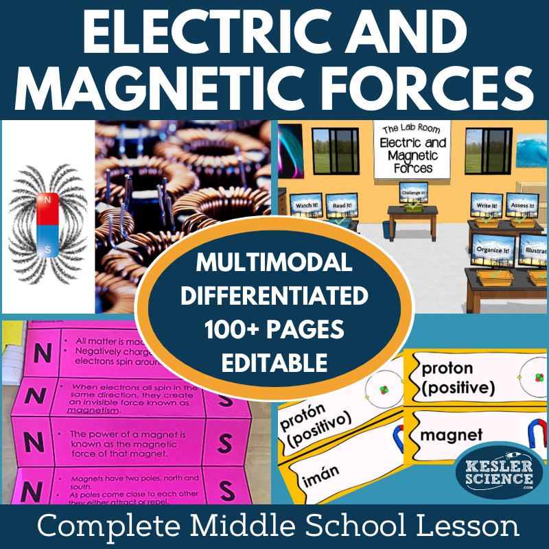 Electric & Magnetic Forces Complete Lesson Plan - MS