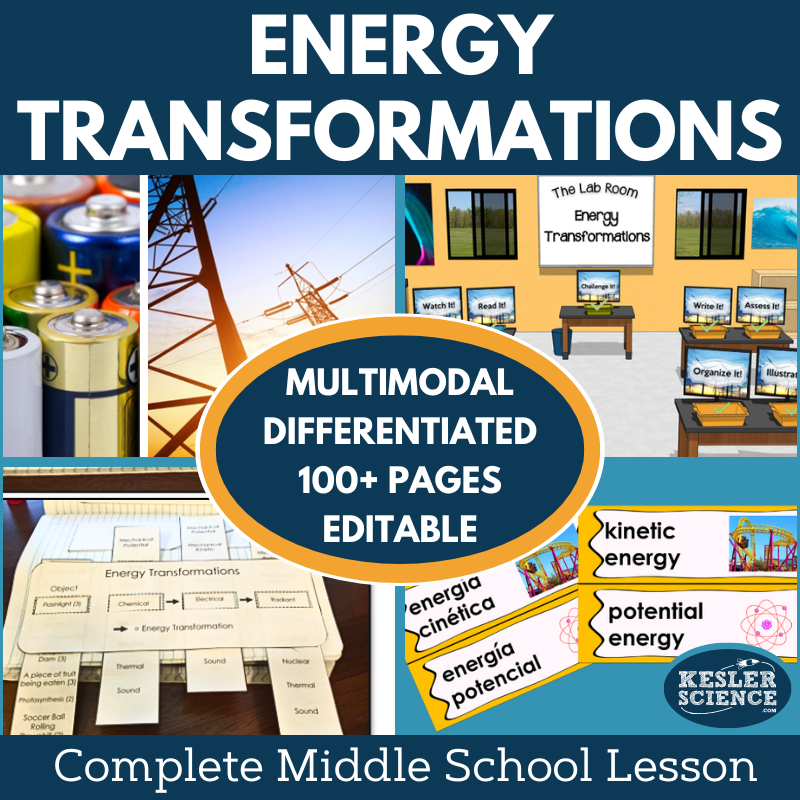 Energy Transformations Complete Lesson Plan - MS