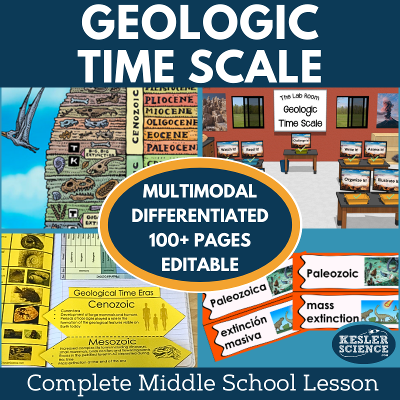 Geologic Time Scale of Earth Complete Lesson Plan - MS