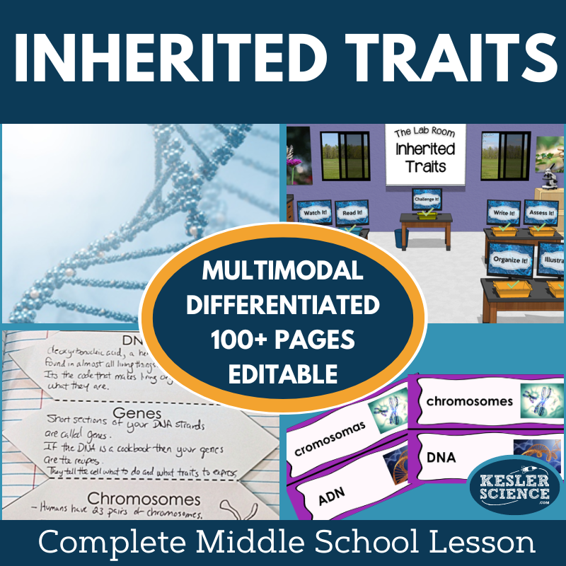 Inherited Traits & DNA Complete Lesson Plan - MS