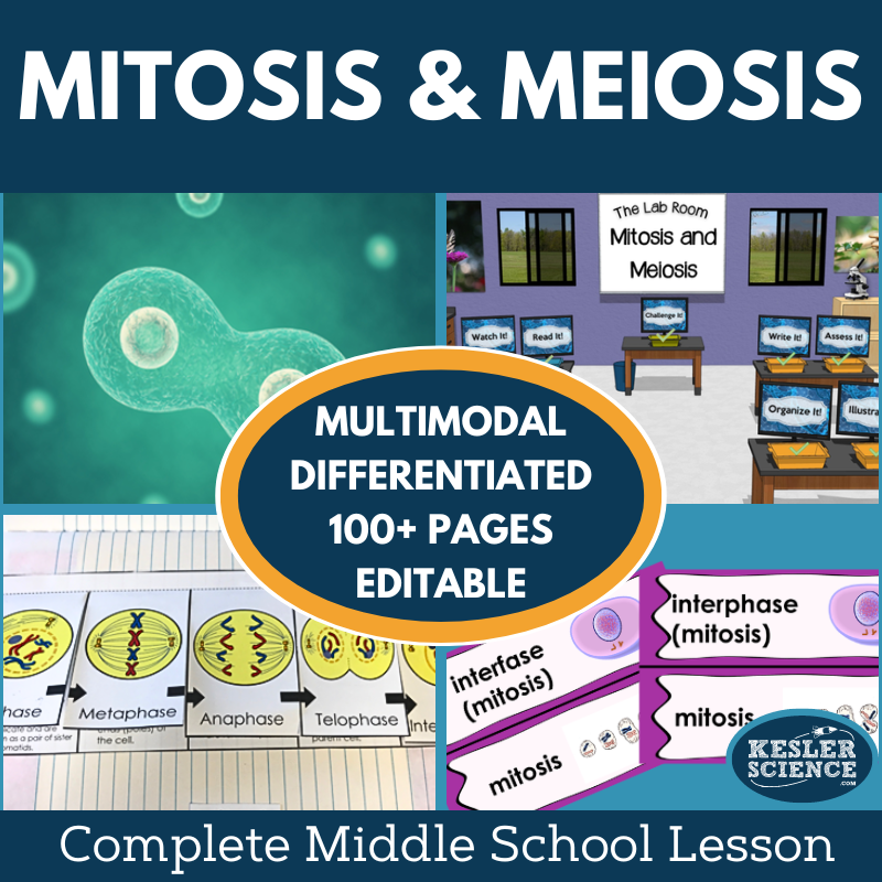 Mitosis & Meiosis Complete Lesson Plan - MS