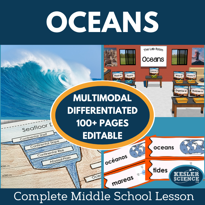 Oceans Complete Lesson Plan - MS
