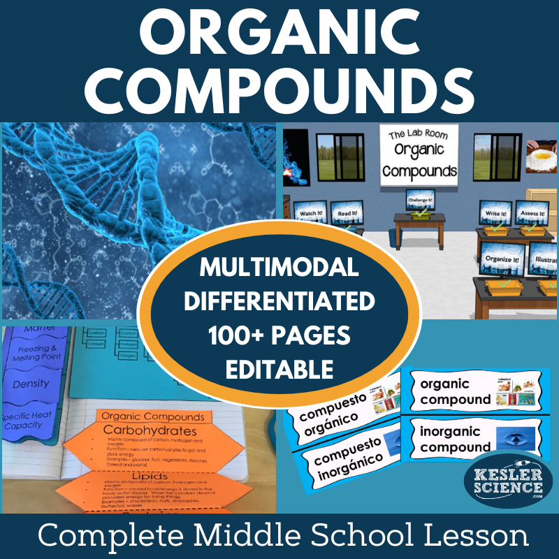 Organic Compounds Complete Lesson Plan - MS