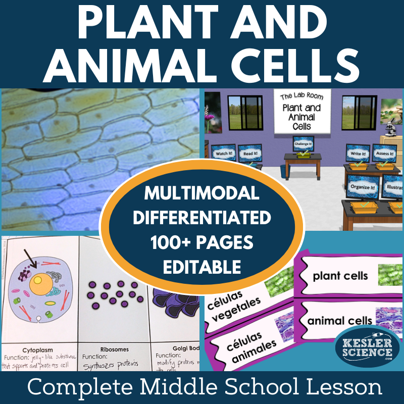 Plant & Animal Cells Complete Lesson Plan - MS