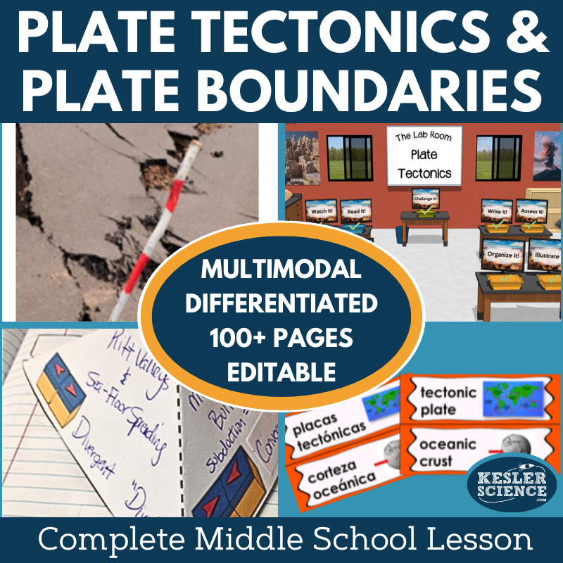 Plate Tectonics Complete Lesson Plan - MS