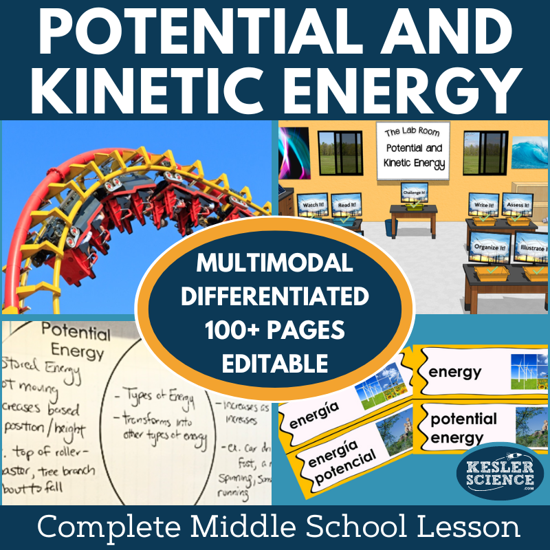 Potential & Kinetic Energy Complete Lesson Plan - MS