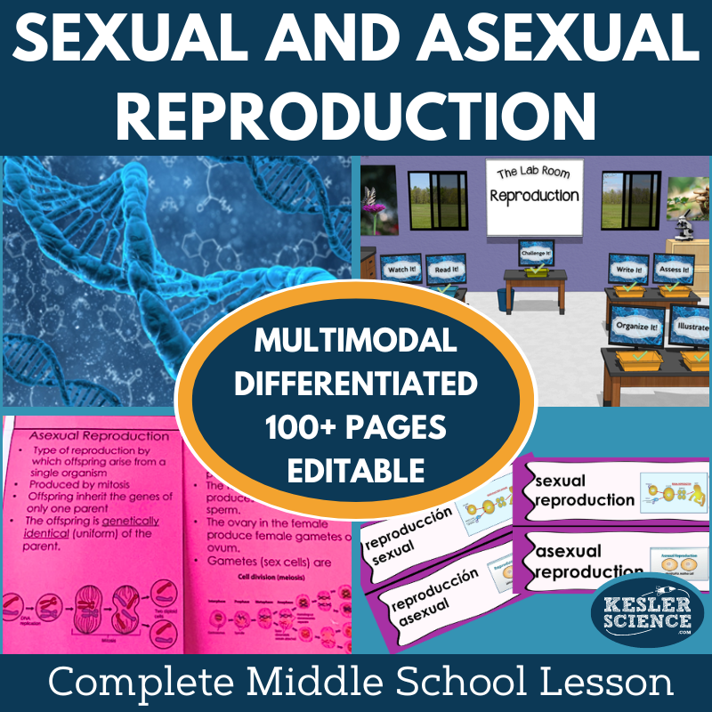 Sexual & Asexual Reproduction Complete Lesson Plan - MS