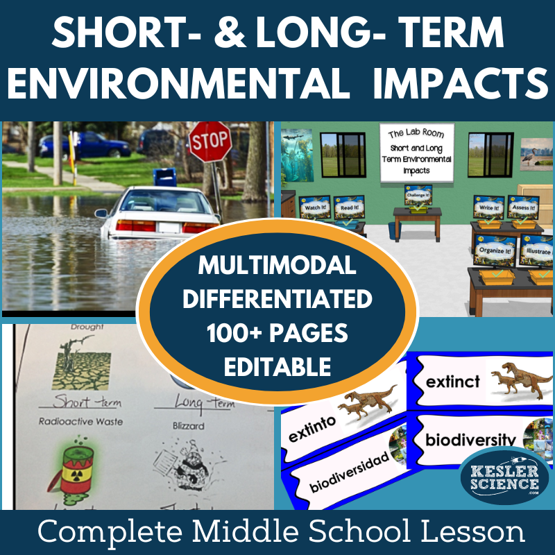 Short & Long-term Environmental Impacts Complete Lesson Plan - MS