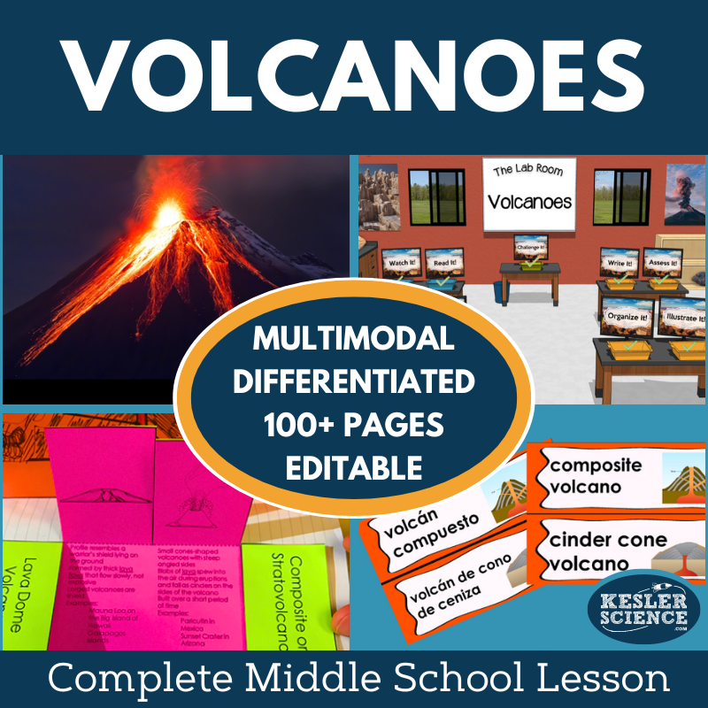 Volcanoes Complete Lesson Plan - MS