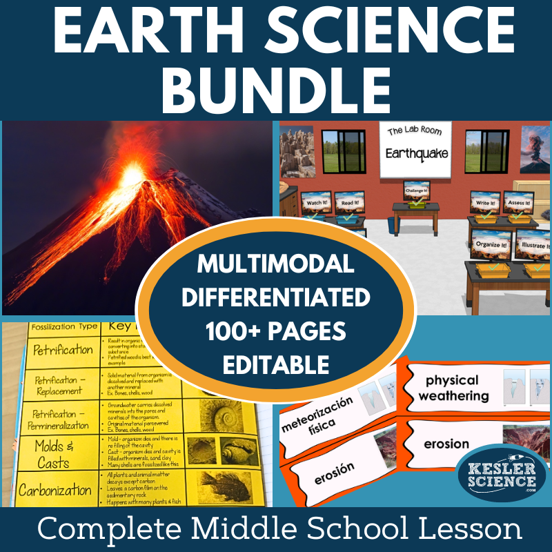 MS 6-8 Earth Science 5E Lessons Bundle