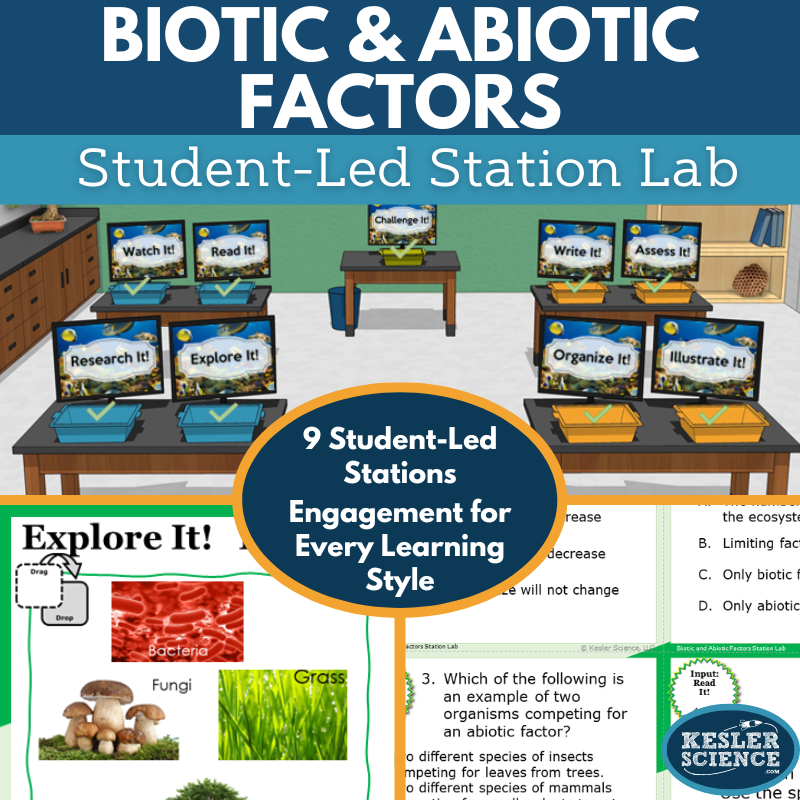 Biotic & Abiotic Factors Station Lab - MS
