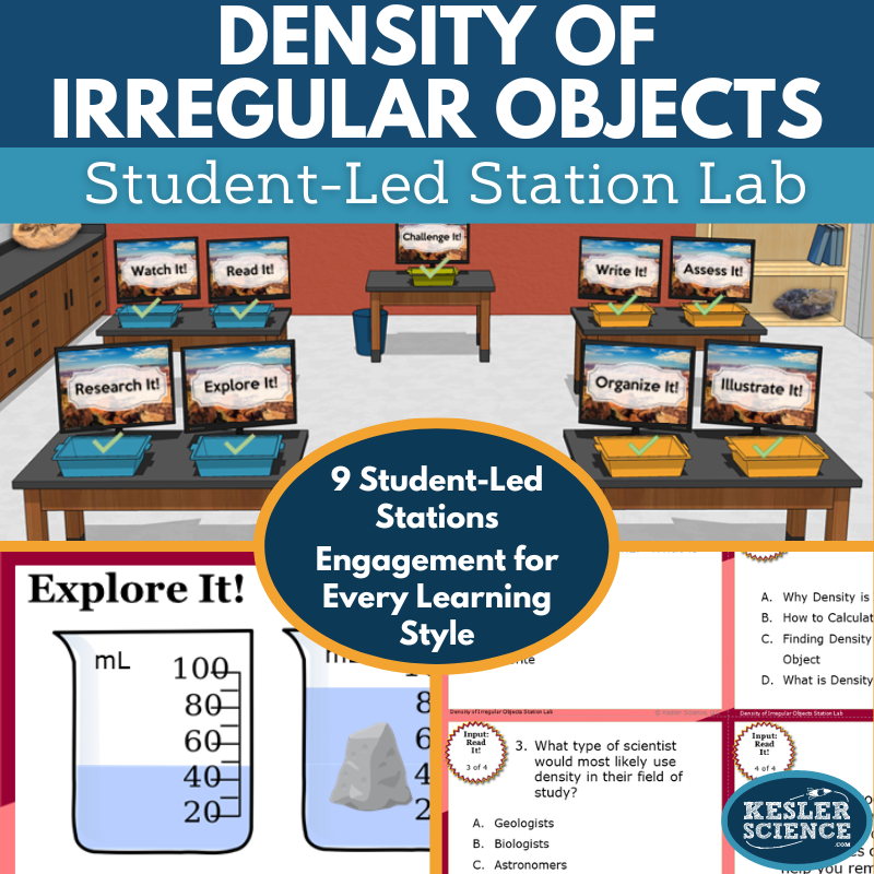 Density of an Irregular-Shaped Object - Station Lab - MS