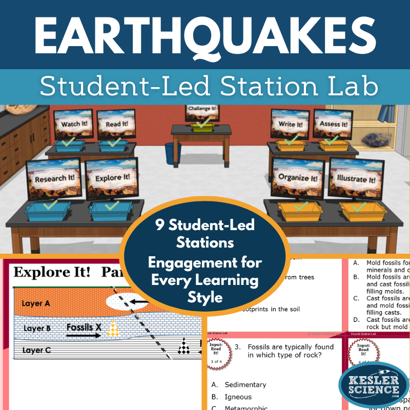 Earthquakes Station Lab - MS