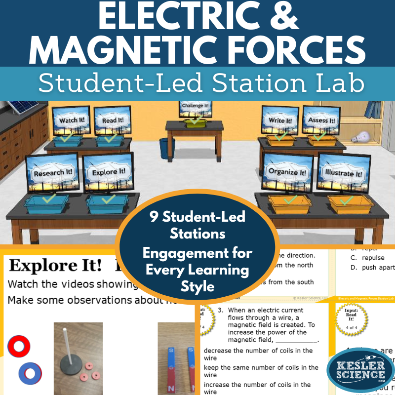 Electric & Magnetic Forces Station Lab - MS