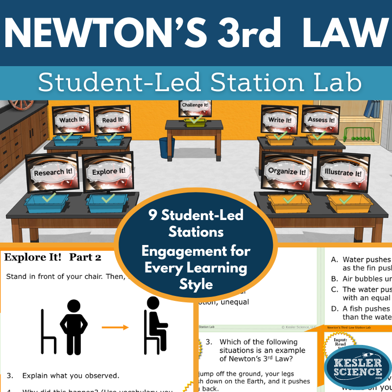 Newton's Third Law - Station Lab - MS