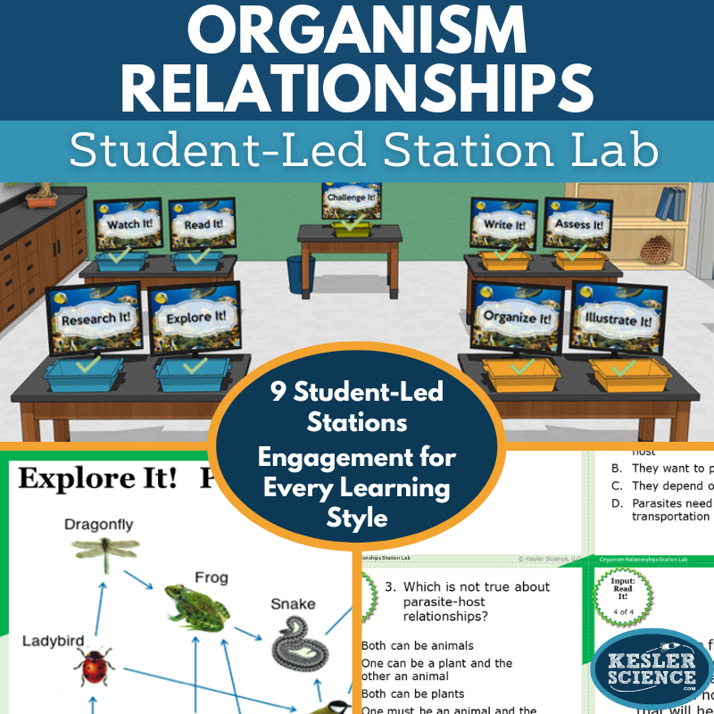 Organism Relationships Station Lab - MS