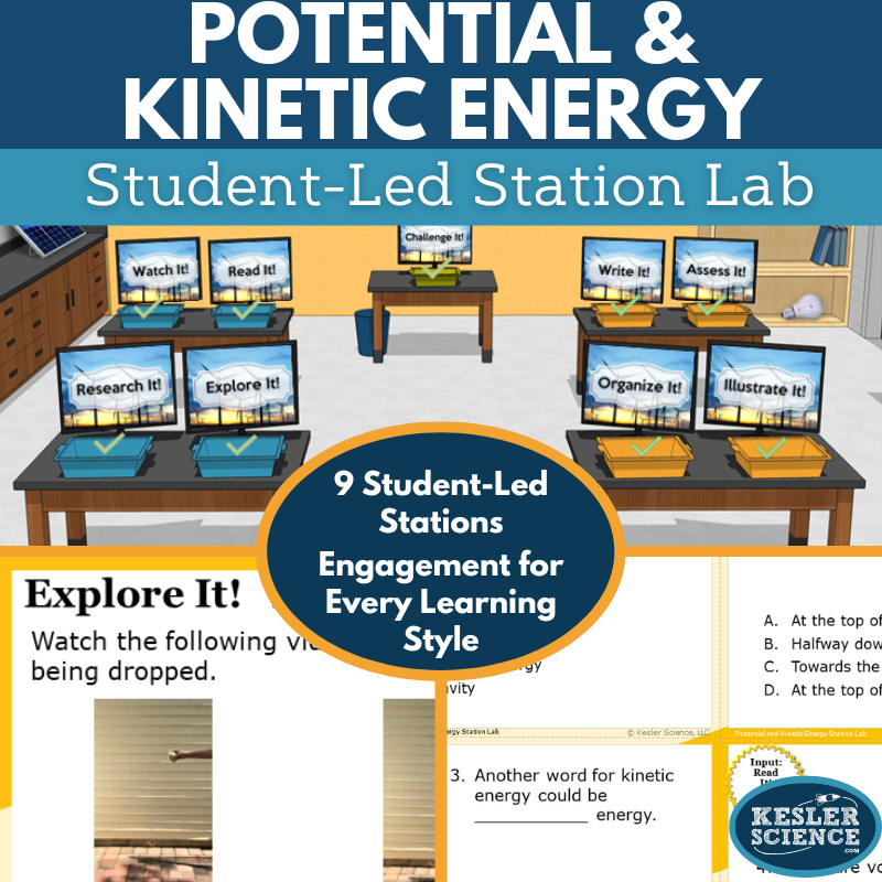 Potential & Kinetic Energy Station Lab - MS