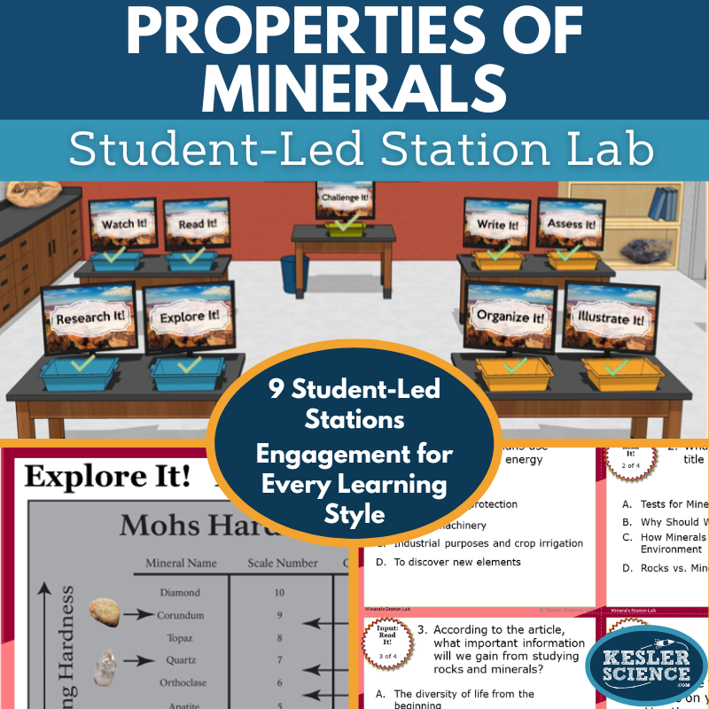 Properties of Minerals Station Lab - MS
