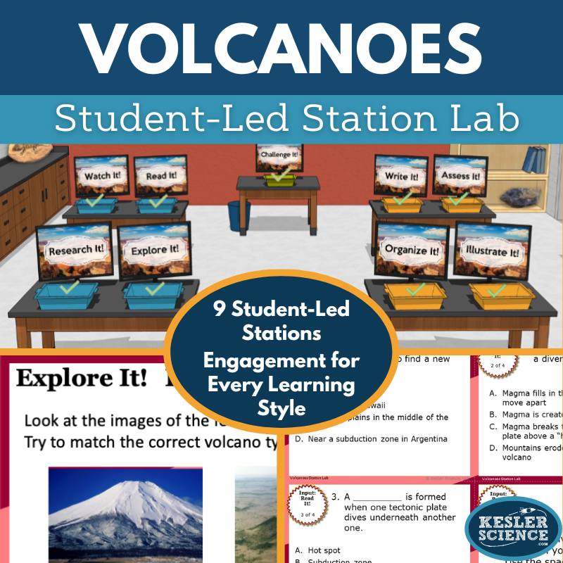 Volcanoes Station Lab - MS