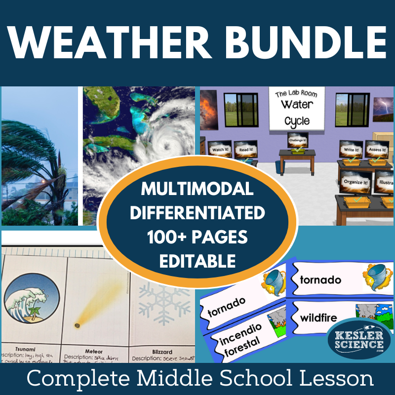 MS 6-8 Weather 5E Lessons Bundle