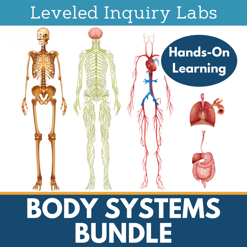 Body Systems Bundle - Print Inquiry Labs with CER - Grades 6-8