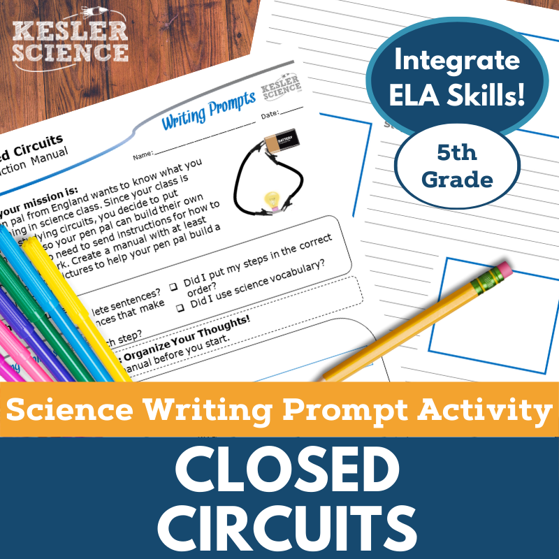 Writing Prompts - Closed Circuits - 5th Gr