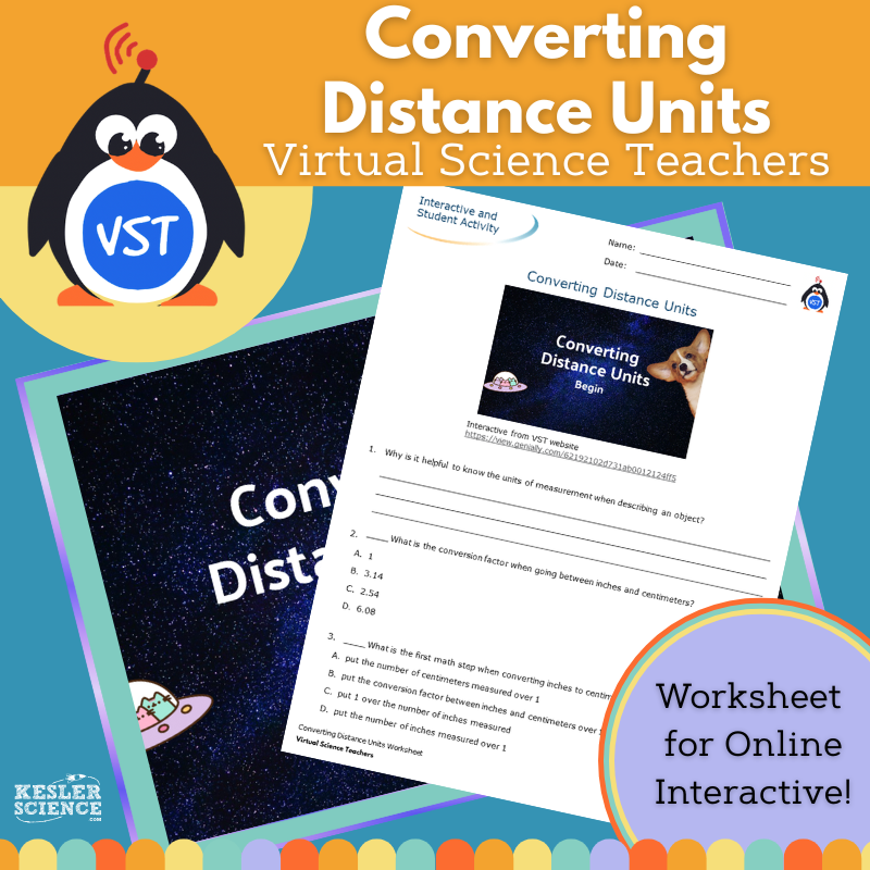 Converting Distance Units - Worksheet - VST