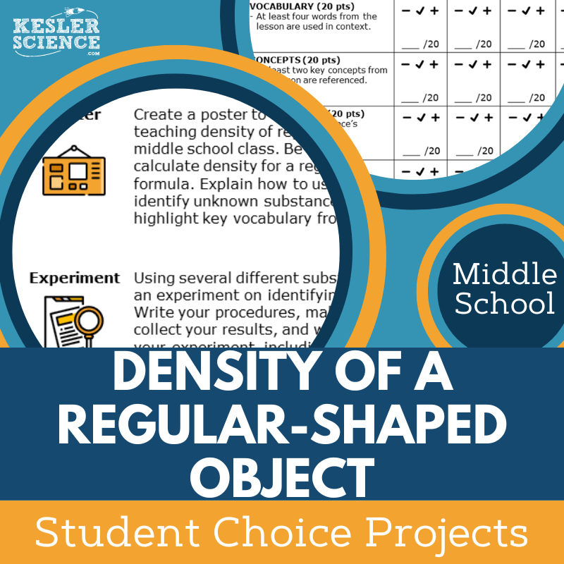 Density of a Regular-Shaped Object - Student Choice Projects - MS