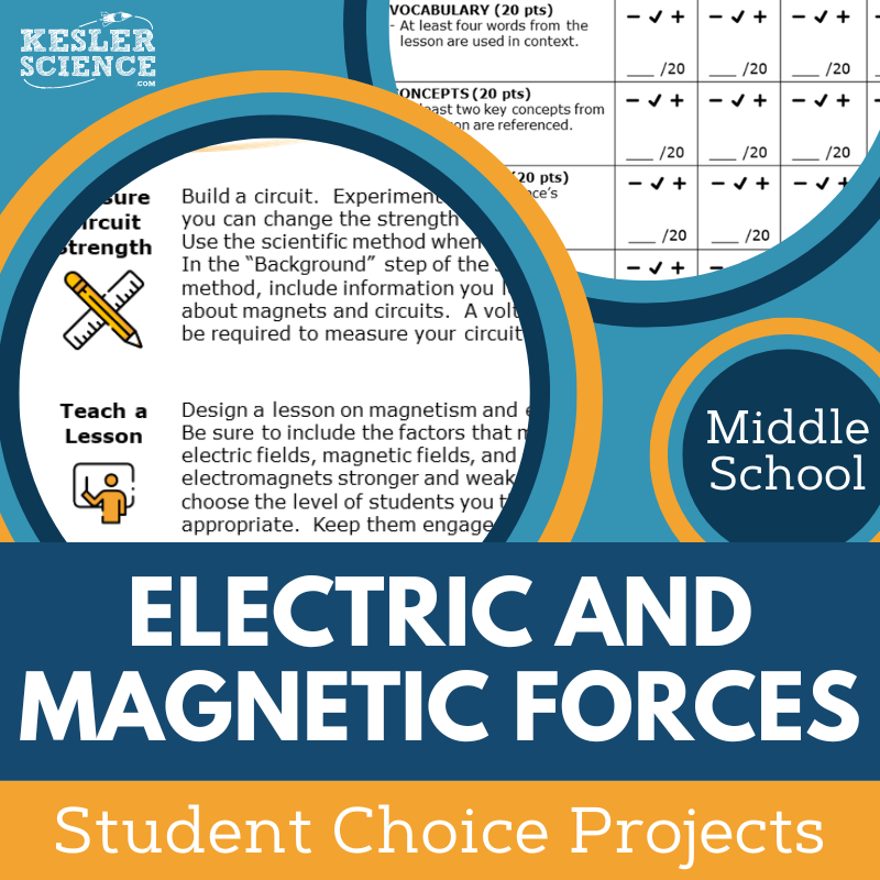 Electric & Magnetic Forces - Student Choice Projects - MS